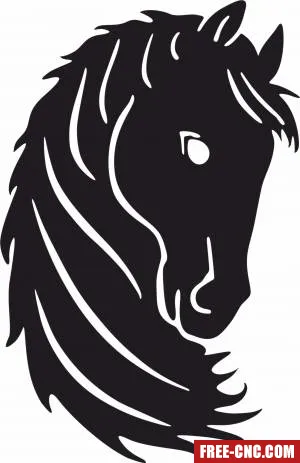 Horse wall art - Free dxf files ready to cut