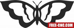 Butterfly art decor - Download free dxf for cnc plasma cutting