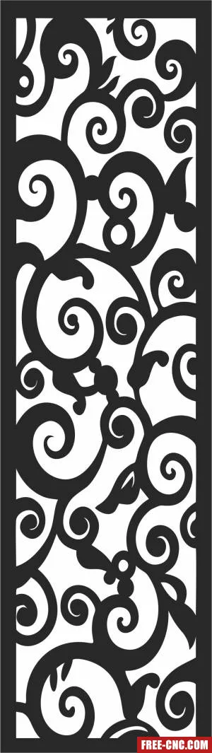 Door pattern screen door - Download free dxf for cnc plasma cutting