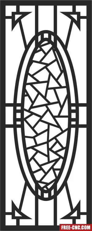 Wall door wall pattern door - Free dxf files ready to cut Wall door wall pattern door - Free dxf files ready to cut