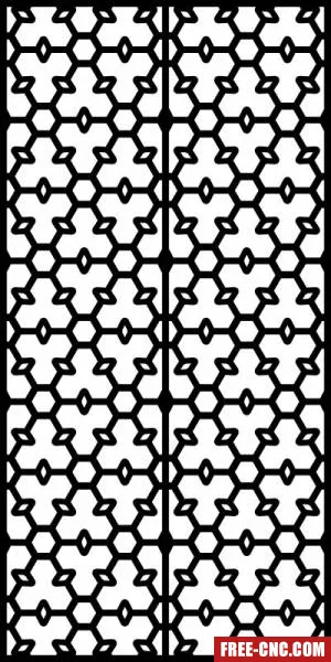 Decorative panels for doors wall screen pattern - free dxf download Decorative panels for doors wall screen pattern - free dxf download