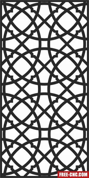 Wall screen door screen pattern wall screen - Download free dxf for cnc plasma cutting