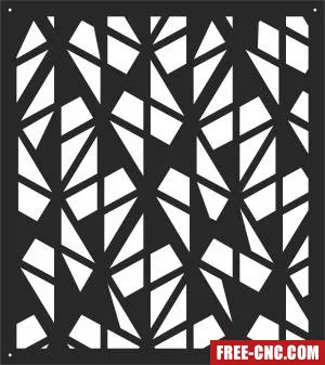 Wall screen decorative screen wall door - Download free dxf for cnc plasma cutting