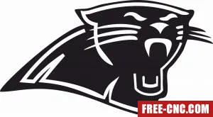 Carolina panthers nfl american football - Download free dxf for cnc plasma cutting