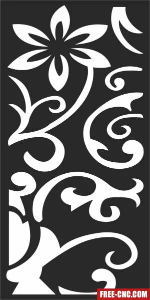 Door screen decorative screen - Download free dxf for cnc plasma cutting