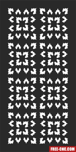 Screen wall decorative door screen - Download free dxf for cnc plasma cutting