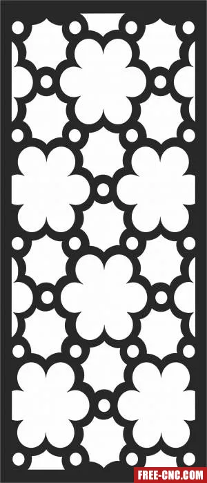Wall decorative pattern wall screen wall - Download free dxf for cnc plasma cutting