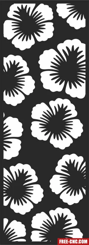 Door wall pattern door wall decorative door - Free dxf for laser cutting and plasma