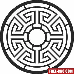 Pattern wall decorative pattern - Download free dxf for cnc plasma cutting