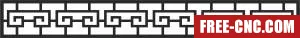 Screen decorative door decorative wall - Download free dxf for cnc plasma cutting