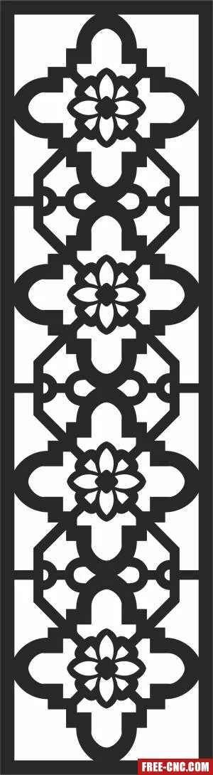 Door screen pattern decorative door pattern - Download free dxf for cnc plasma cutting