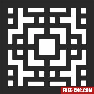 Screen wall pattern decorative pattern screen - Download free dxf for cnc plasma cutting