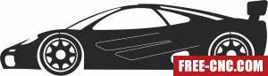 Sport car - Free dxf files ready to cut