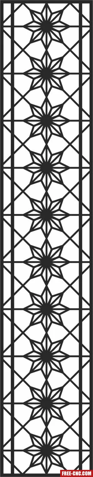 Screen decorative pattern decorative pattern - Free dxf download