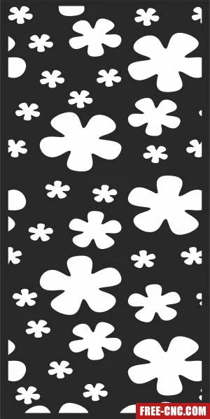 Wall pattern decorative - Free dxf for laser cutting and plasma