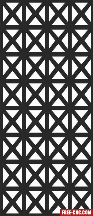 Pattern screen pattern wall decorative pattern door - Download free dxf for cnc plasma cutting