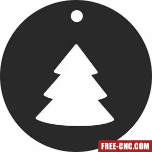 Christmas tree ornaments - Free dxf files ready to cut