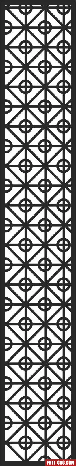 Screen wall decorative door - Free dxf for laser cutting and plasma Screen wall decorative door - Free dxf for laser cutting and plasma