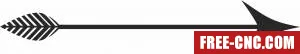 Arrow sign 11 - Free dxf files ready to cut