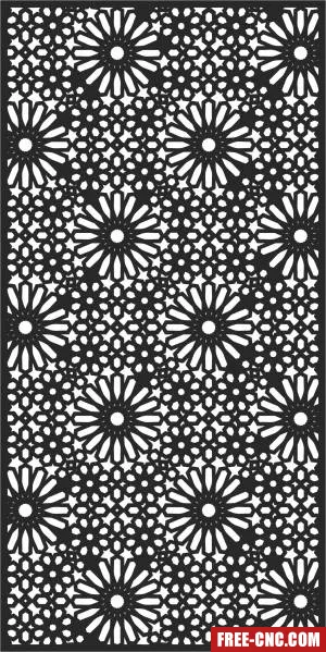 Pattern wall door pattern door decorative pattern - Download free dxf for cnc plasma cutting