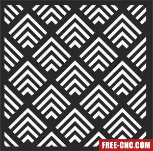 Pattern wall screen decorative - Free dxf for laser cutting and plasma Pattern wall screen decorative - Free dxf for laser cutting and plasma