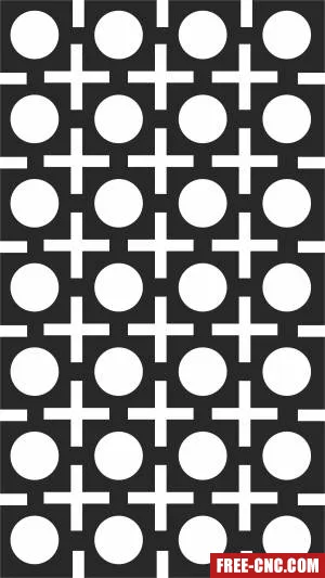Wall decorative wall pattern screen decorative door - Download free dxf for cnc plasma cutting