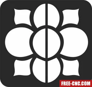 Ornament decorative art - Download free dxf for cnc plasma cutting