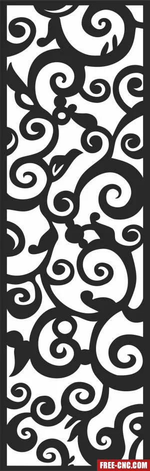 Door screen door - Download free dxf for cnc plasma cutting