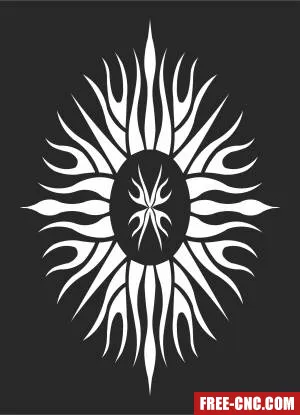 Decorative pattern decorative door screen decorative - Free dxf for laser cutting and plasma