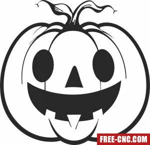 Pumpkin halloween cliparts - Download free dxf for cnc plasma cutting