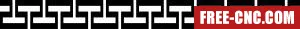 Decorative door screen decorative - Download free dxf for cnc plasma cutting