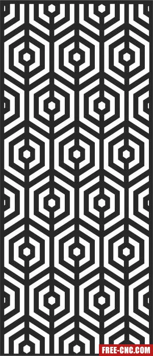 Wall pattern decorative - Free dxf for laser cutting and plasma