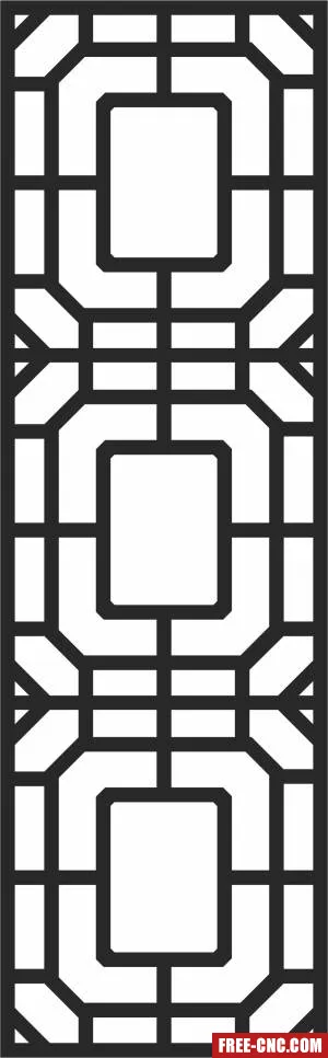 Door pattern door screen - Download free dxf for cnc plasma cutting