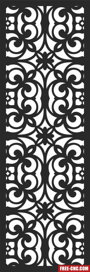 Screen wall screen decorative screen decorative - Download free dxf for cnc plasma cutting