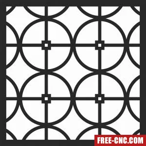 Decorative wall decorative wall decorative wall - Free dxf files ready to cut