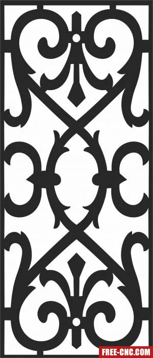 Wall decorative wall - Free dxf files ready to cut