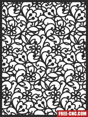 Pattern door pattern decorative screen - Free dxf files ready to cut Pattern door pattern decorative screen - Free dxf files ready to cut