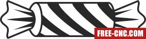 Candy halloween - Download free dxf for cnc plasma cutting