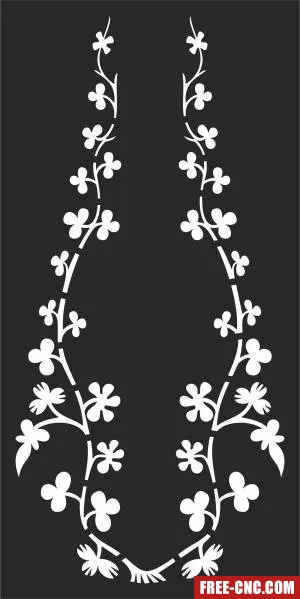 Screen wall door pattern - Download free dxf for cnc plasma cutting