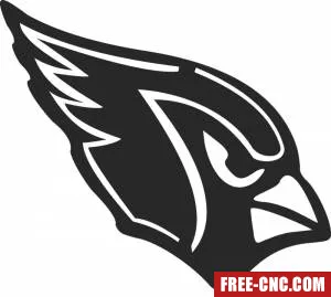 Arizona cardinals nfl team logo - free dxf download