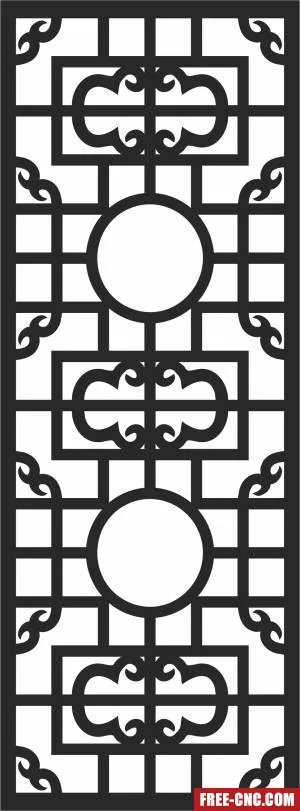 Door door pattern decorative door pattern decorative - Download free dxf for cnc plasma cutting