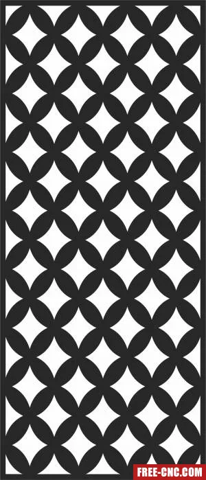 Decorative wall door decorative screen pattern wall - Download free dxf for cnc plasma cutting