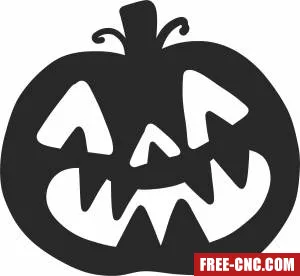 Halloween pumpkin - Free dxf files ready to cut