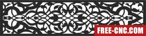 Wall decorative wall screen wall - Free dxf for laser cutting and plasma
