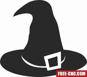 Halloween witch hat - Free dxf download