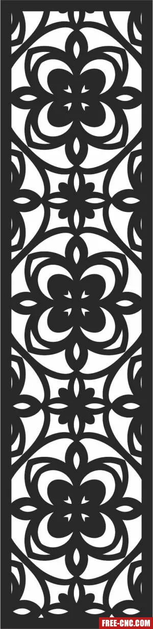Decorative wall decorative - Free dxf download