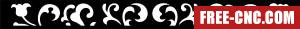 Decorative pattern door decorative wall - Download free dxf for cnc plasma cutting Decorative pattern door decorative wall - Download free dxf for cnc plasma cutting