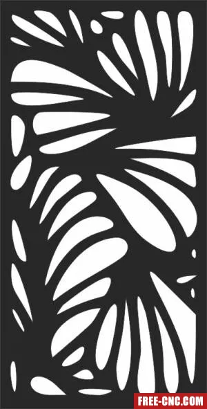 Decorative pattern wall screens panel for doors - free dxf download