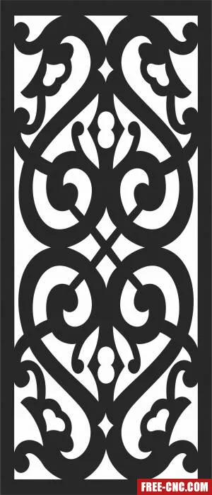 Pattern wall pattern - Free dxf files ready to cut