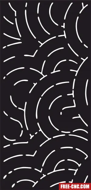 Decorative panel door wall screen pattern - Free dxf download Decorative panel door wall screen pattern - Free dxf download